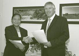 Image: Signing of the Memorandum of Understanding betweem Statistics Indonesia and the Australian Bureau of Statistics