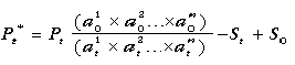 Constant tax rate measure formula