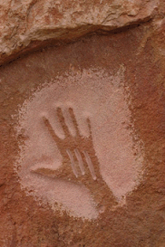 Image: Aboriginal art- hand