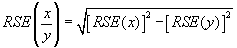 Diagram: STANDARD ERRORS OF PROPORTIONS AND PERCENTAGES