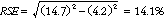 Equation: Example calculation of relative standard errors of proportions