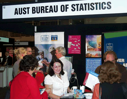 Image: NSW ISP consultant Anne Freer at Information Online 2007