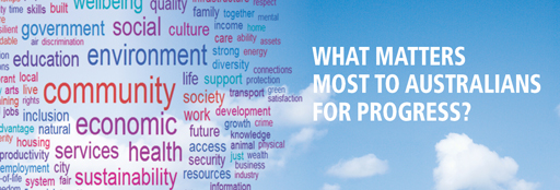 What matters most to Australians for progress? image