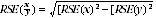 Equation: RSE of proportion formula