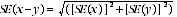 Equation: Comparison of esitmate