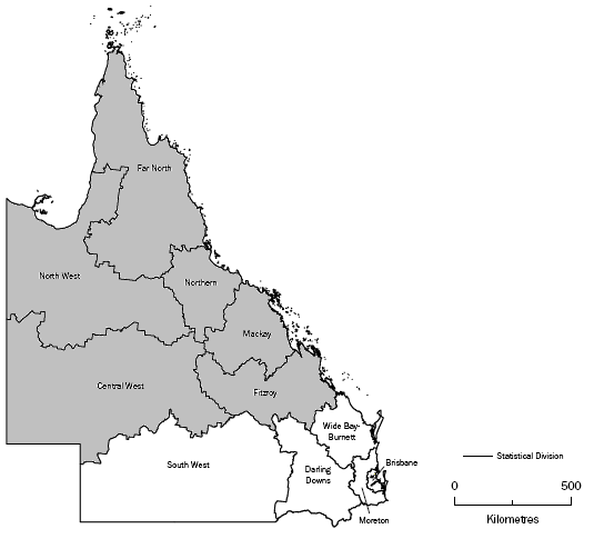 Map - Other Queensland SDs highlighted