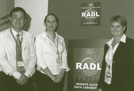 Image: Officers involved in the development of the Remote Access Data Laboratory