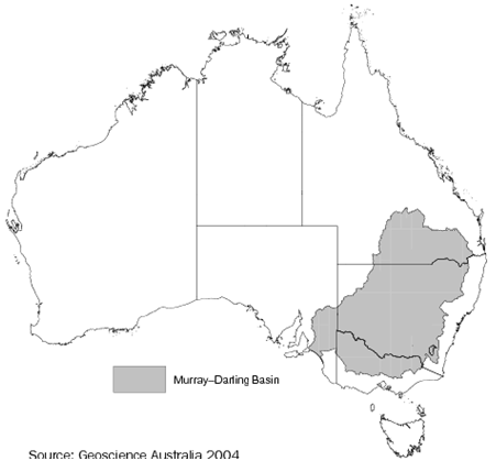 Diagram: 6.1 Map of the Murray–Darling Basin