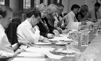 Image: Members of the Australian Statistics Advisory Council meeting in May 2006 to provide advice on statistical priorities