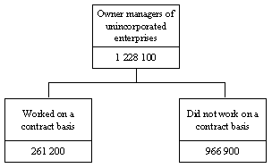 Diagram: Owner managers of unincorporated enterprises
