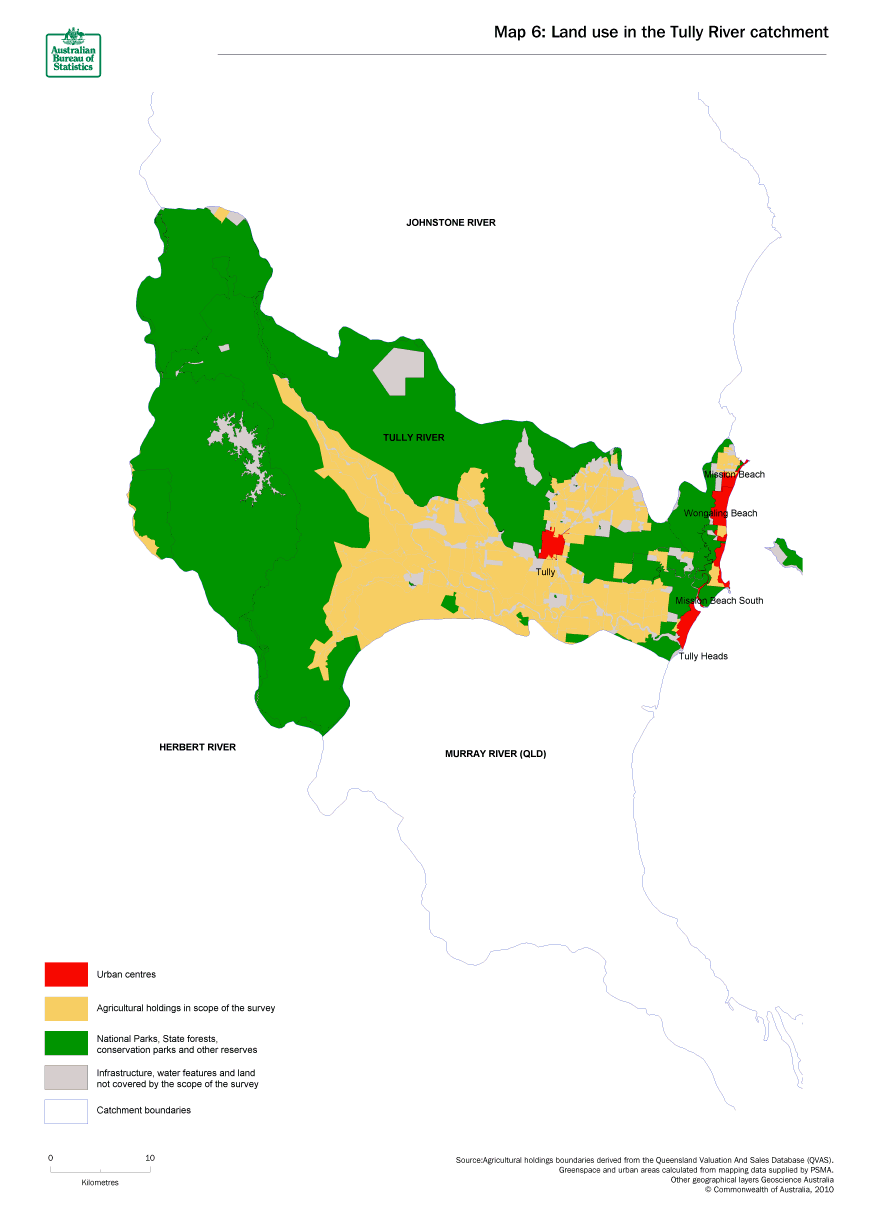 Map 6 Land use in the Tully River catchment