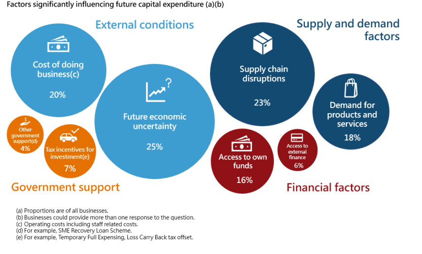 Factors significantly influencing future capital expenditure 