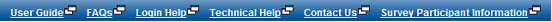 Example: Top navigation links