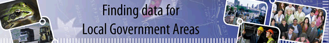 Image: Finding data for Local Government Areas