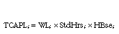 Equation: Total cost of annual and public holiday leave equation