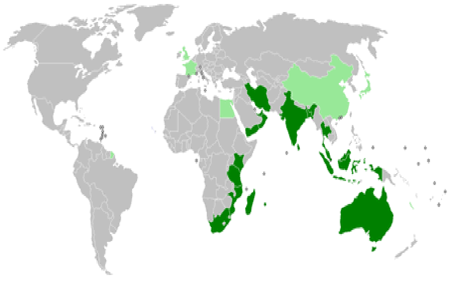 Map: The Indian Ocean Rim