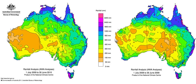 Rainfall Analysis comparison