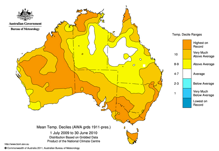 Temperature Deciles 09-10