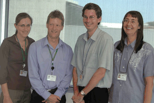 Photograph: Our Methodologists: Caitlin James, John Preston, Brett Frazer and Geneal Andersen