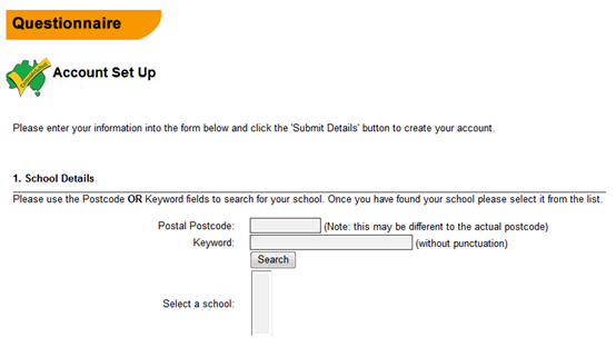 Step three: Set up a teacher account