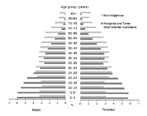 Diagram: Age and sex structure
