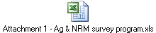 Attachment 1 - Ag & NRM survey program.xls