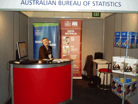 Fig 3. Pam Balfour at the PLA conference, 