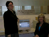 Image: Information Consultants Amy Gardos and Debbie Haynes