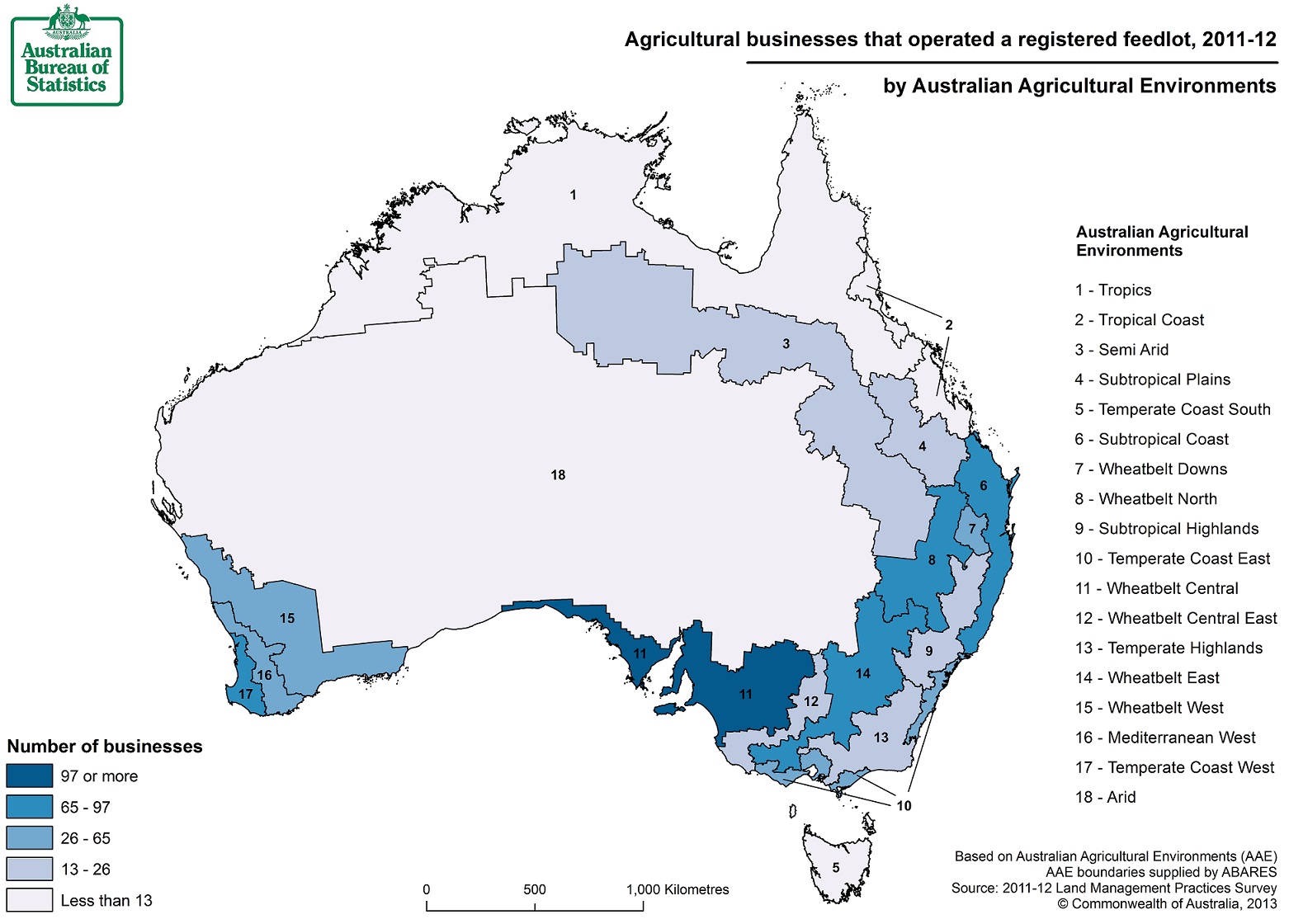 Image: Map of livestock feedlots
