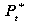 Estimate of price in period t at period 0 tax rate