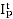 Equation: I superscript t over superscript P