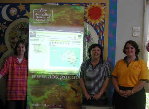 photo: Roma Town Library - Tammy Bohnet, Ellen Smith and Joanna Weinert