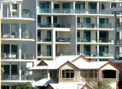 High rise apartments