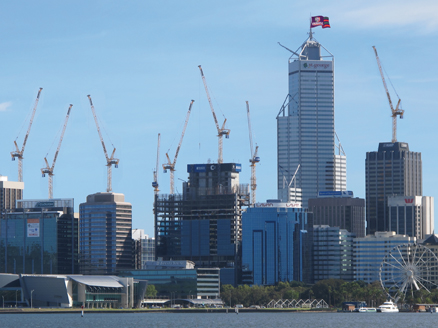Perth city skyline