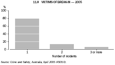 11.8 VICTIMS OF BREAK-IN - 2005