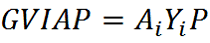 GVIAP = Ai* Y * P