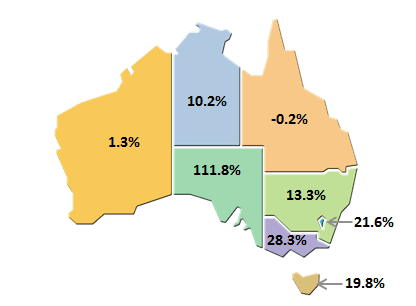 Map shows STATE AND LOCAL GROSS FIXED CAPITAL FORMATION 