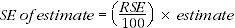 Equation: RSE 2