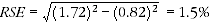Equation: RSE xy values