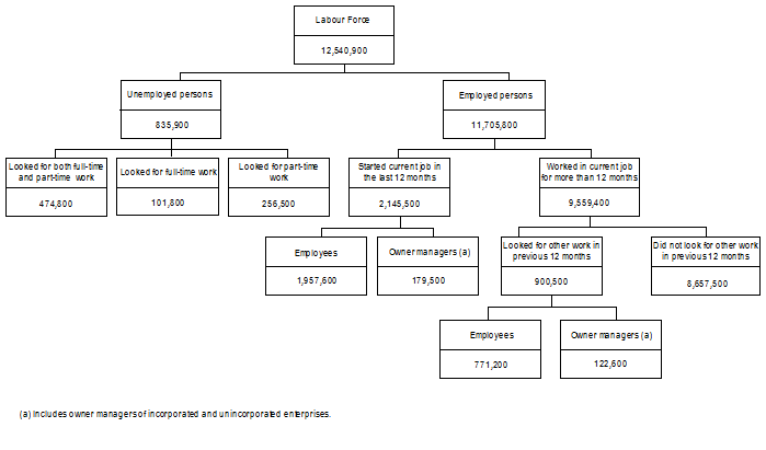 Diagram: Job Search Experience Conceptual Framework