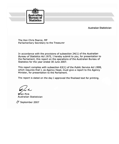 Letter of Transmittal