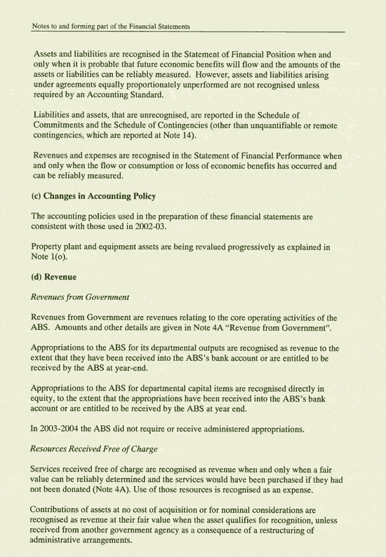 Image: Notes to and forming part of the Financial Statements