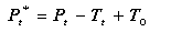 Estimates the price that would have been charged if the amount of tax collected had not changed as