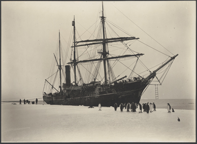 The Aurora, Australasian Antarctic Expedition 1911–1914 – Frank Hurley, courtesy National Library of Australia.