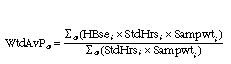 Equation: Weighted average price equation