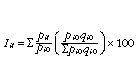 Equation: Price relative for Laspeyres index equation