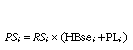 Equation: Price of superannuation equation