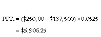 Equation: Pricing payroll tax example equation