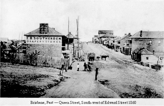 Image - Queen St, Brisbane - 1860