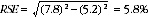 Equation: RSE%